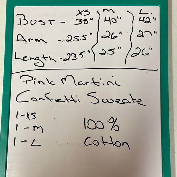 PINK MARTINI / CONFETTI SWEATER - Picture 7 of 7